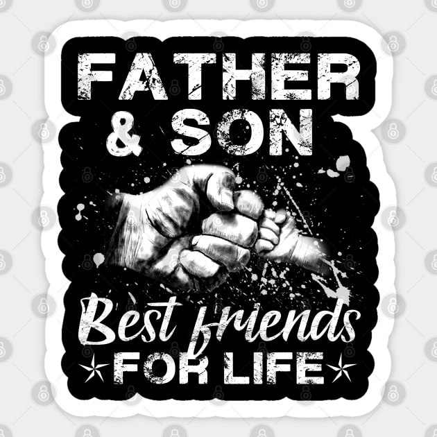 Father And Son Best Friends For Life Sticker by Otis Patrick